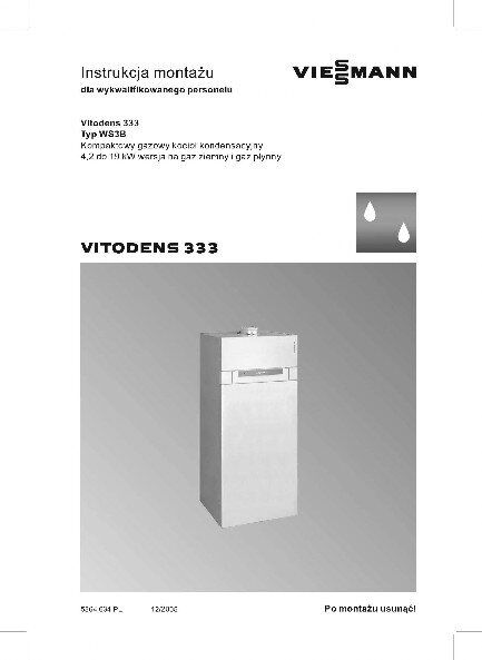 Vitodens 333 Viessmann Vitodens  Typ WS3Bo